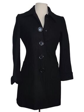 Tulle Anthropologie Wool Blend Coat